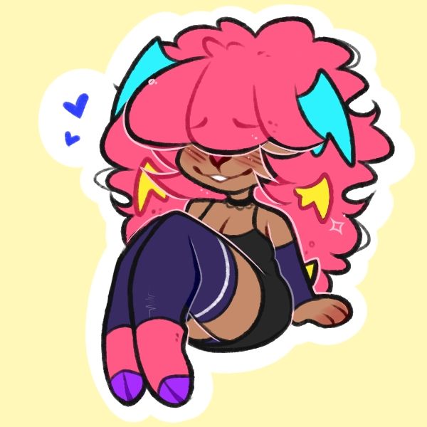 amethyst in a dress and stockings