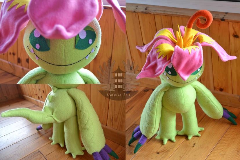 Old Handmade Palmon plush