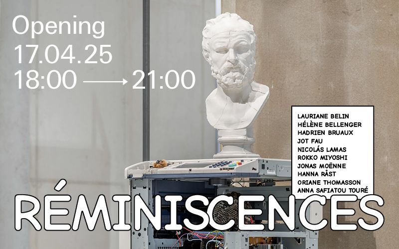 Art exhibition advertisement