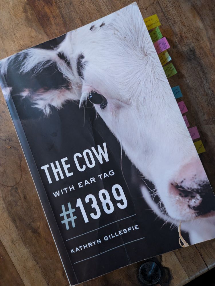 Book cover "The Cow with Eartag #1389"