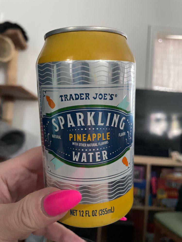 Photo of Trader Joes Sparkling Pineapple water