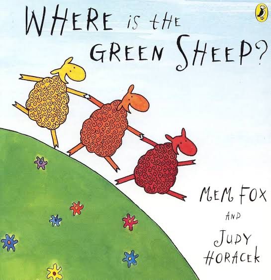 Book cover, Where is the Green Sheep by Mem Fox