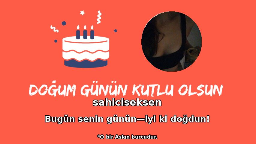 Doğum günü kutlaması