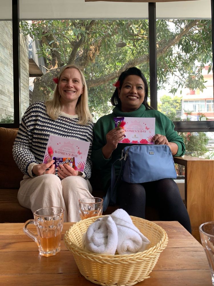 Chandika Shrestha and Rachel Kendal, Pokhara, Nepal.