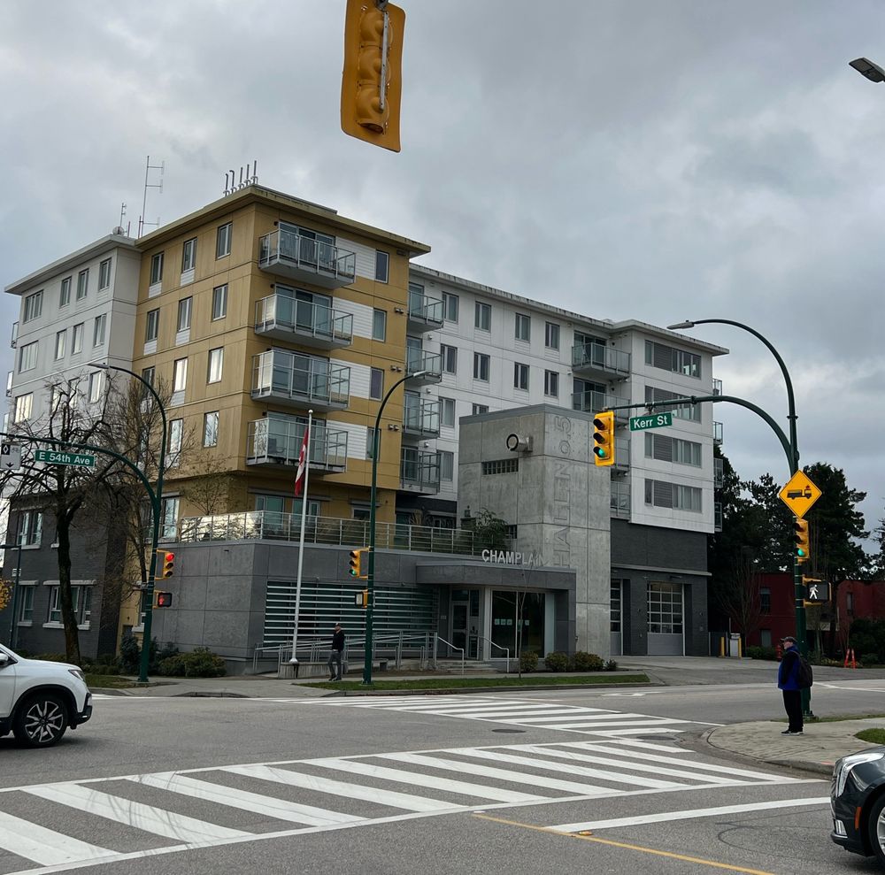 Fire station combined with apartments in east Vancouver.