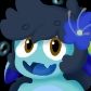 Rain World stylized icon of Zelsea as a Nymdrya, a closed species