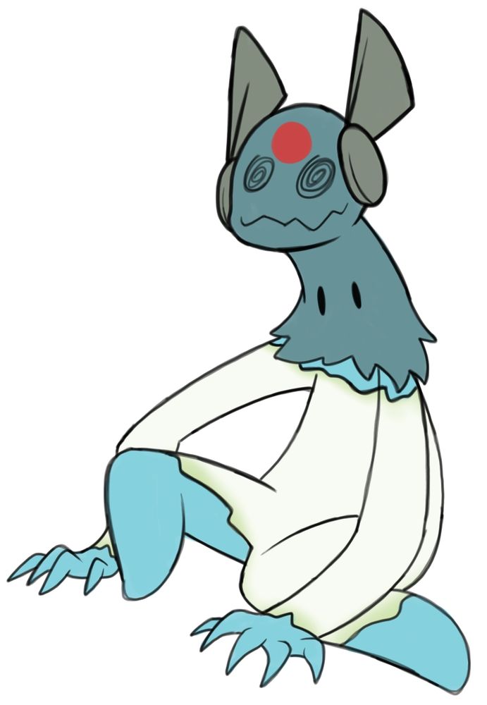 The Creature in the form of Looks to the Moon.