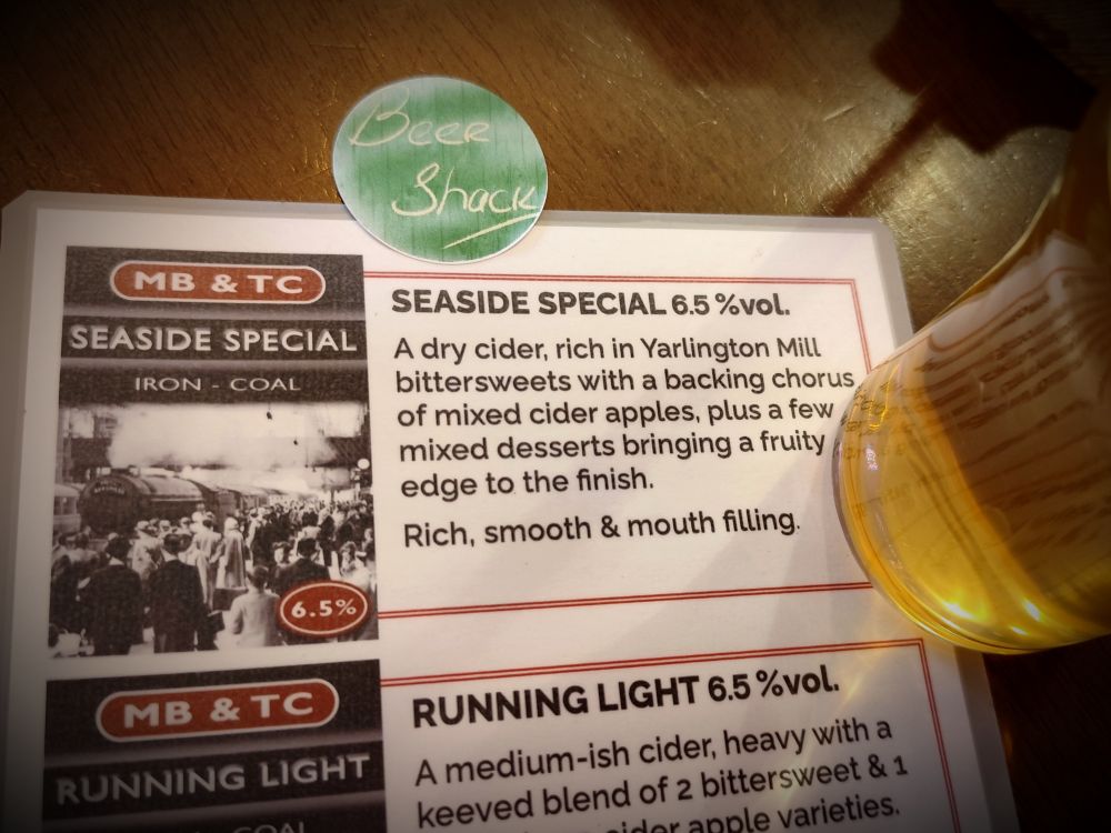 Seaside Special - a dry cider.