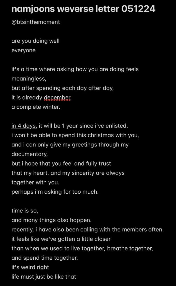 Screenshot of a translation of a letter 