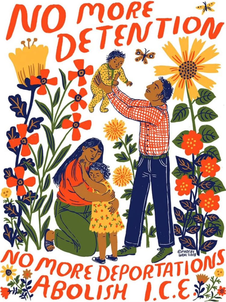 NO MORE
DETENTION
NO MORE DEPORTATIONS ABOLISH I.C.E