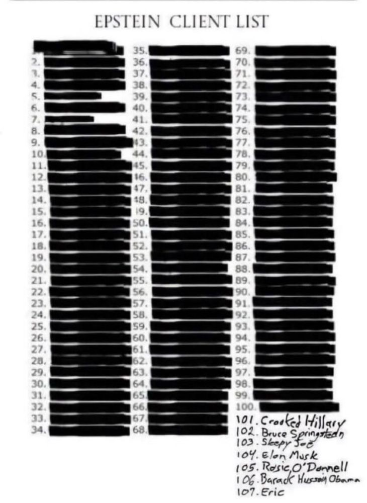 EPSTEIN CLIENT LIST