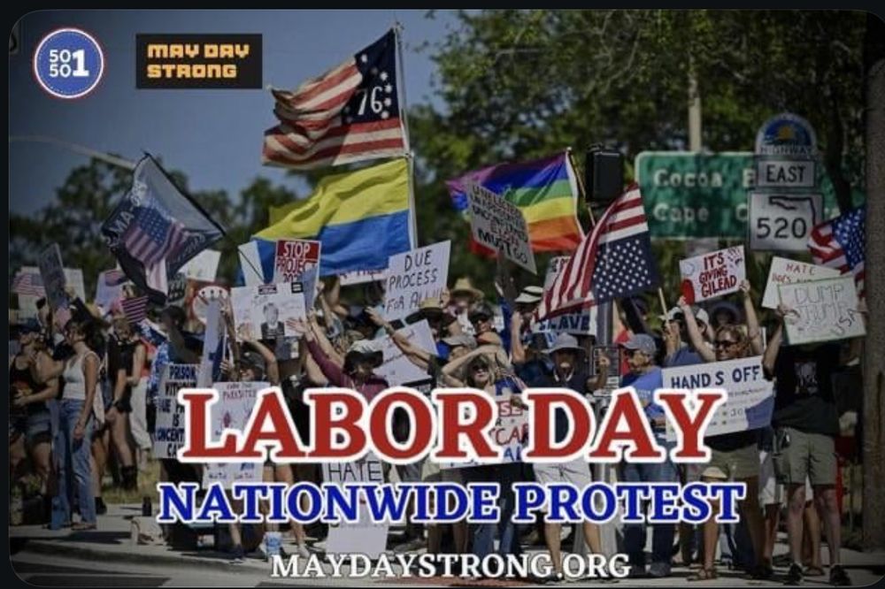 LABOR DAY
NATIONWIDE PROTEST
MAYDAYSTRONG. ORG