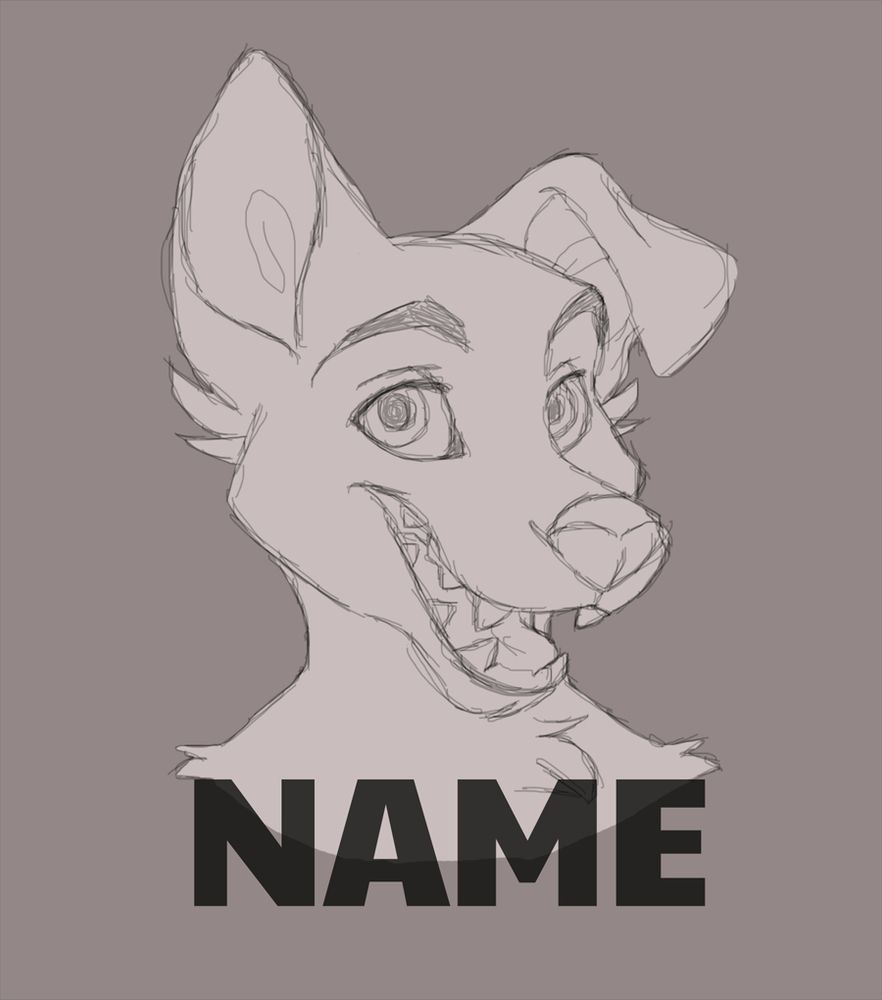 Canine badge example