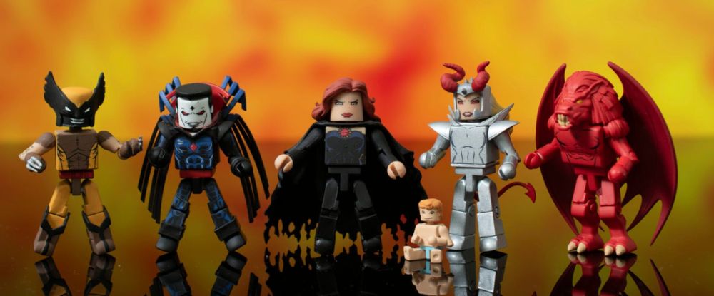 Check Out This First Look at Diamond Select Toys' X-Men: Inferno Minimates Set