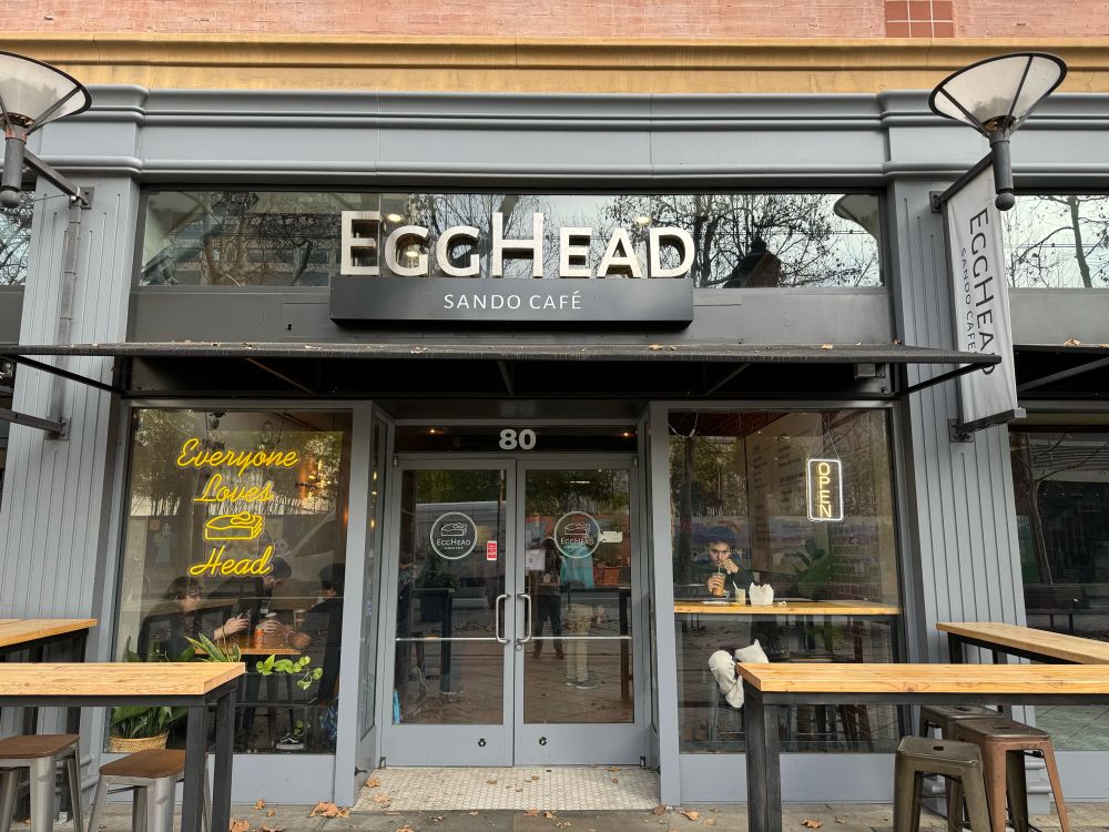 Egghead Sando Cafe 
80 S 1st St, San Jose, CA 95113