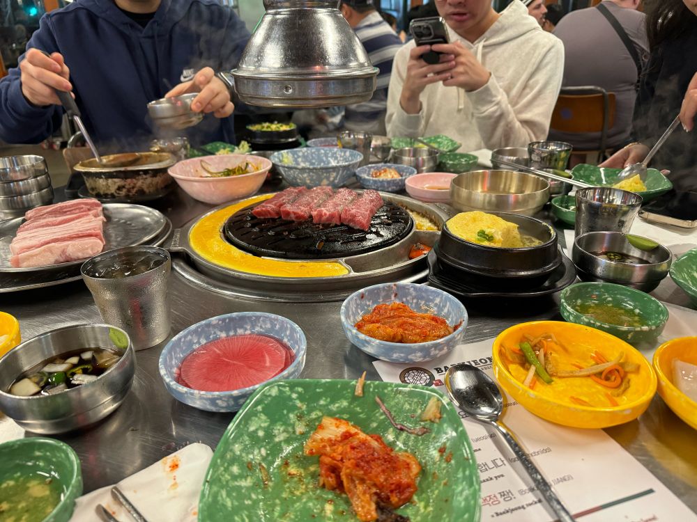 Baekjeong KBBQ with happy couples. 5th wheeling. Living the life <3