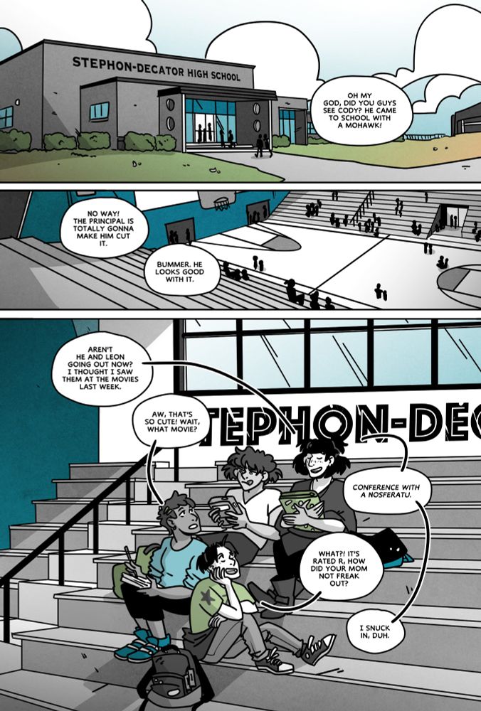 A comic page from my book, I Felt Myself Slipping. 