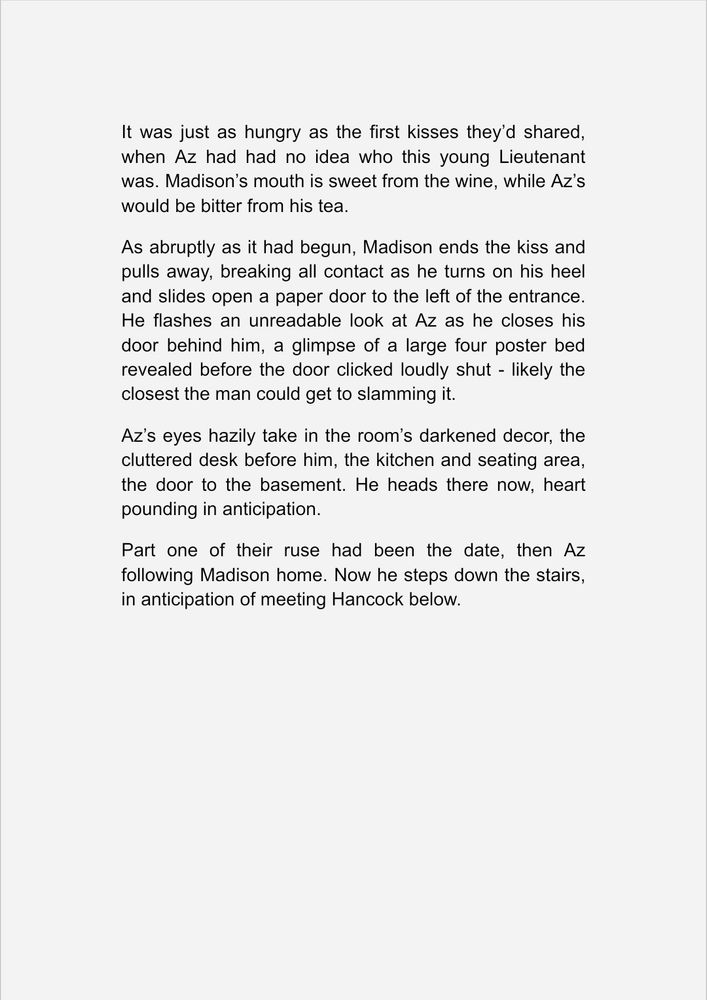 Screenshot of work in progress #wolfic #azria #madisonfitzferald #hancockfitzgerald 