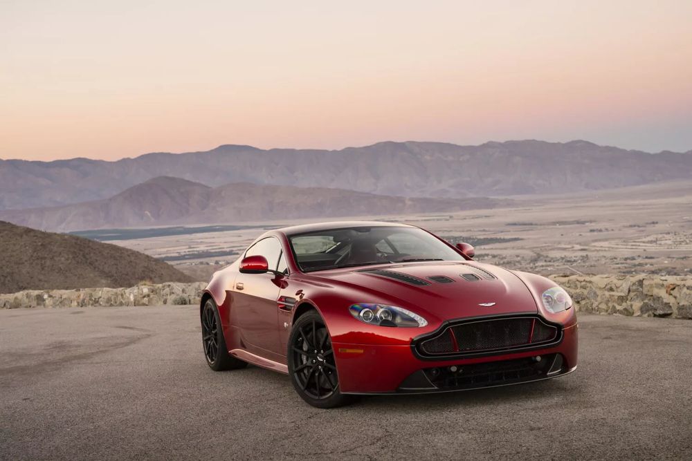 2017 Red Aston Martin V12 Vantage