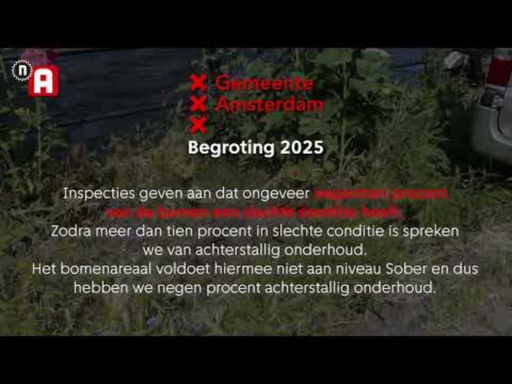 Het groene Amsterdamse college is een ramp voor bomen