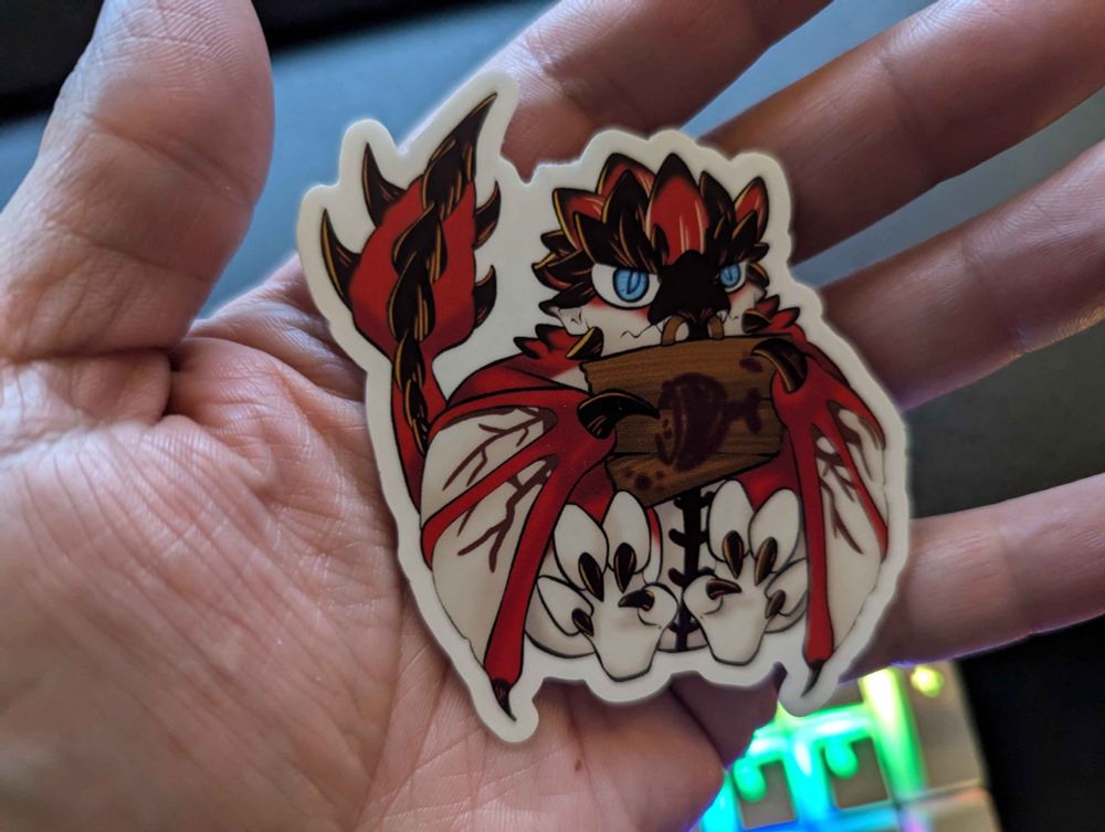 Rathalos stickers just in time for Monster Hunter Wilds!