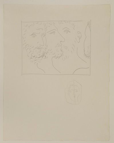 Quatre Tête d'Hommes