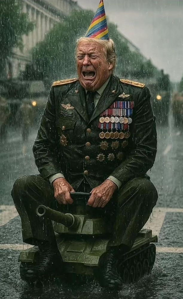 Whata the matter Donnie? Nobody came to your lame parade?