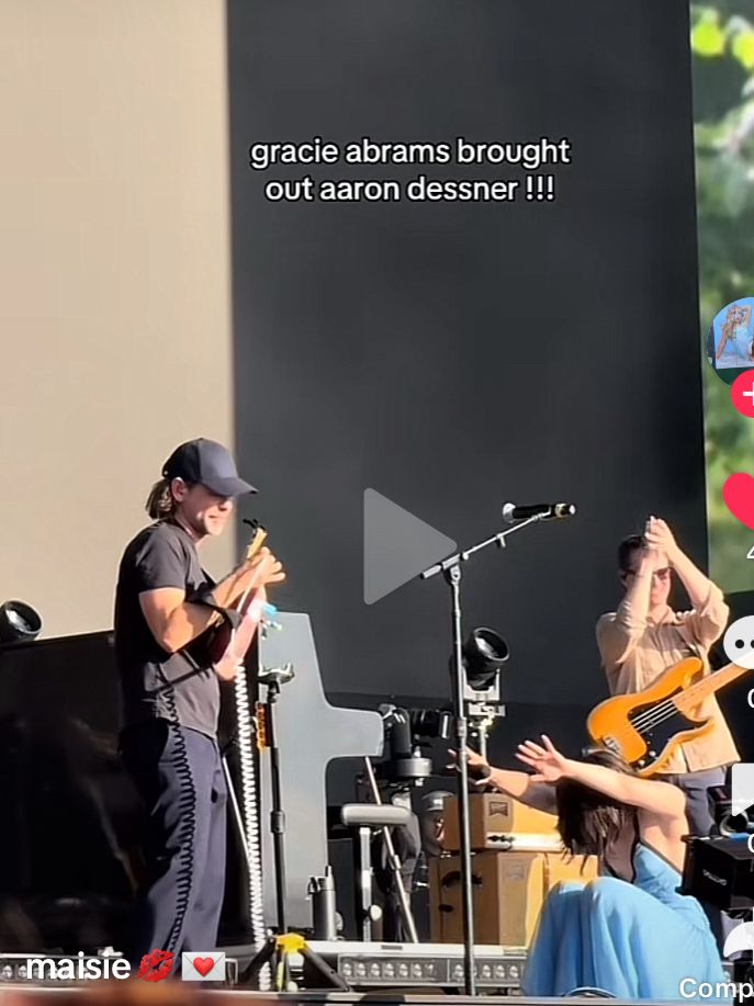 gracie bowing aaron dessner