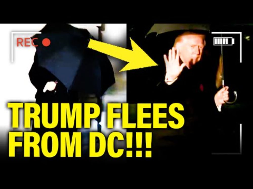 Trump RUSHES OUT of DC as DISASTER STRIKES HIS TERM