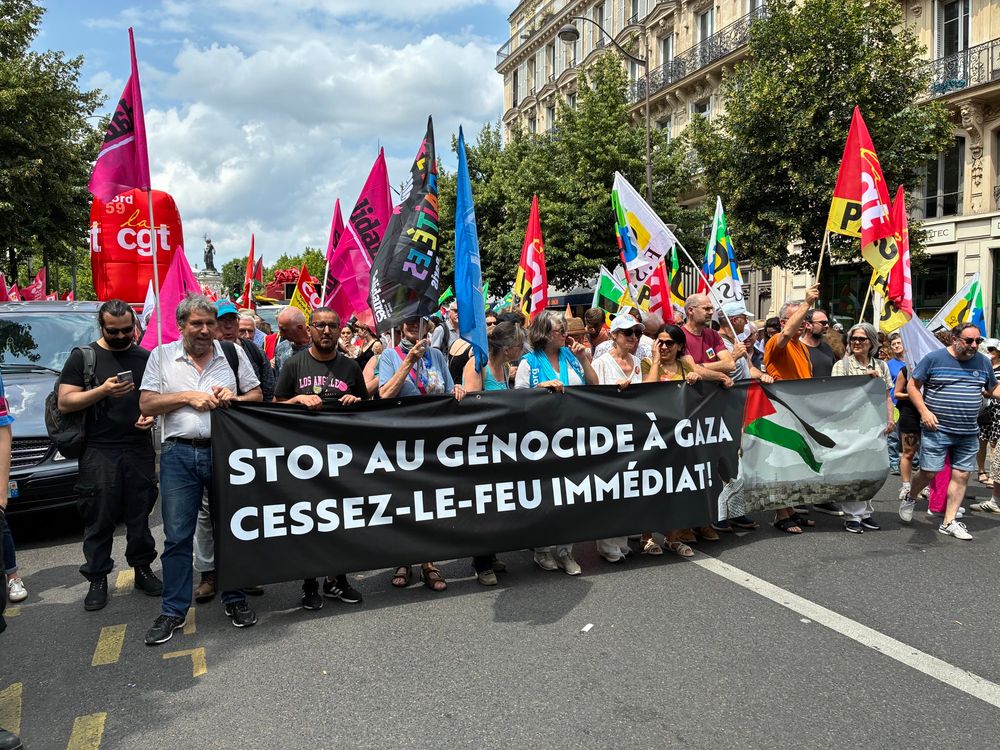 📣 À #Gaza le génocide se déroule sous nos yeux
Exigeons des sanctions contre Israël pour que.
cela cesse.
Exigeons des actes, immédiatement !
#GazaGenocide #FreePalestine 🇵🇸 