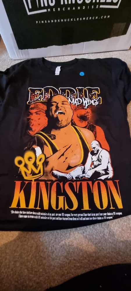 Eddie Kingston retro hip hop style T-shirt