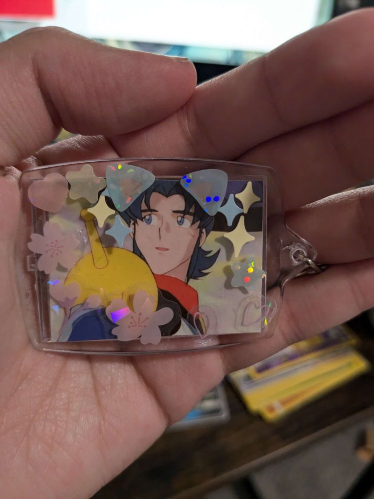 Small picture holder keychain with Hans Holger