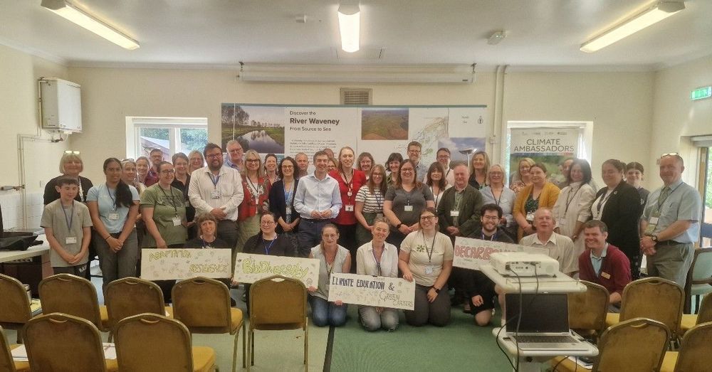 Adrian Ramsay, MP for Waveney Valley, at the WaveSEA climate action event for schools and community partners and leaders in the Waveney Valley