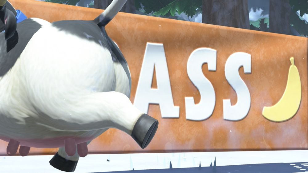 Image from Mario Kart World featuring Cow