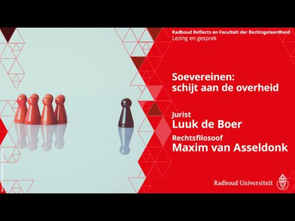Soevereinen: schijt aan de overheid | jurist Luuk de Boer en rechtsfilosoof Maxim van Asseldonk