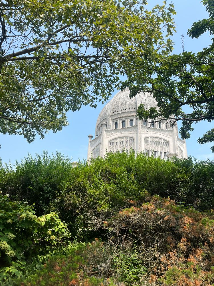The Bahai temple 