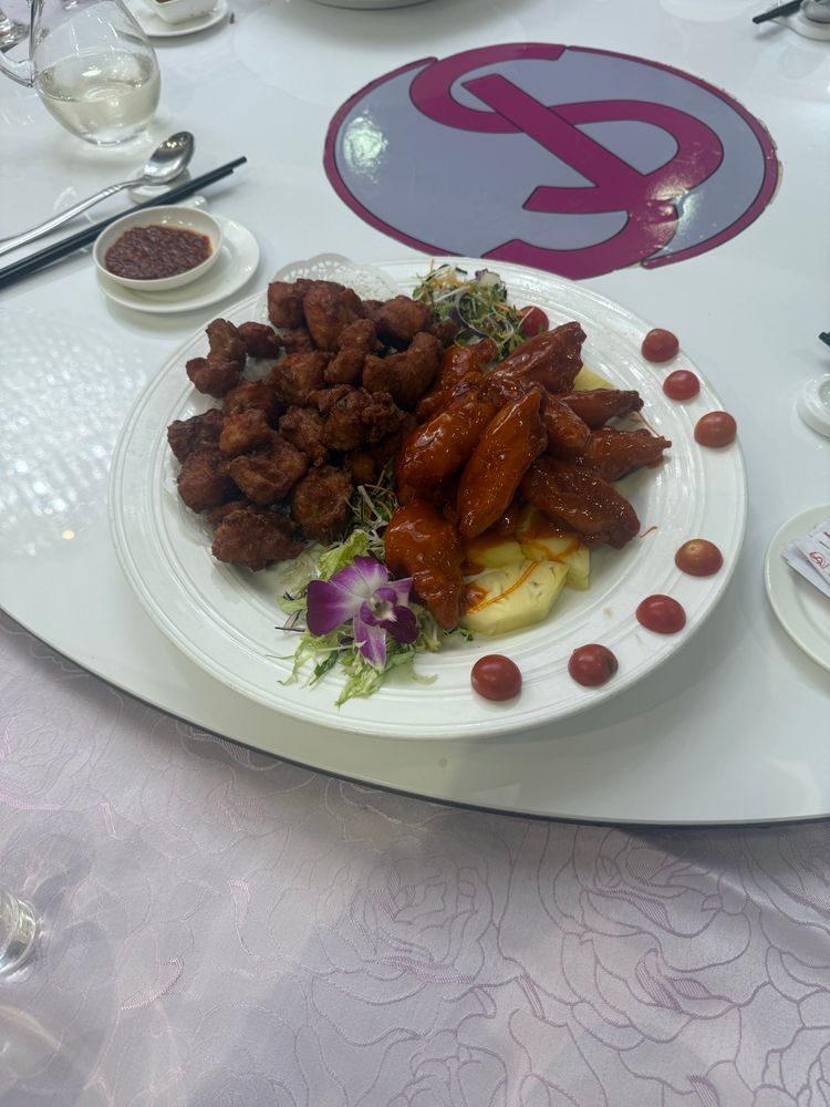 Sweet and sour pork in two styles 