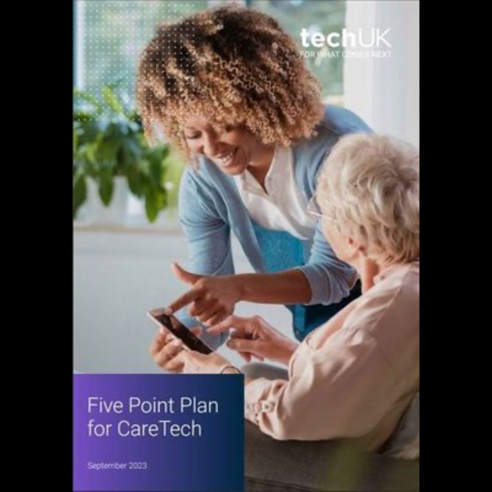 techUK launches The Five Point Plan for CareTech