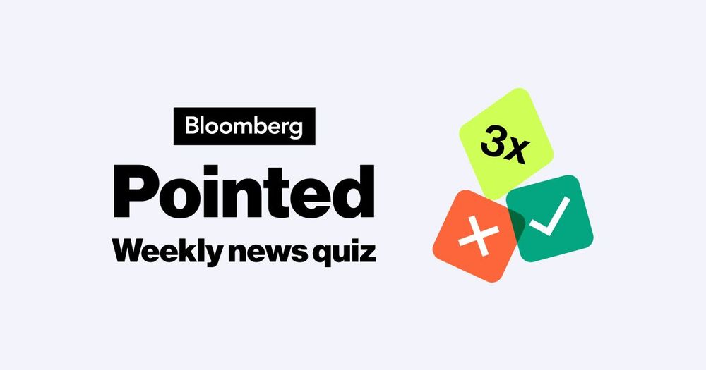 Pointed: The News Quiz for Risk-Takers by Bloomberg