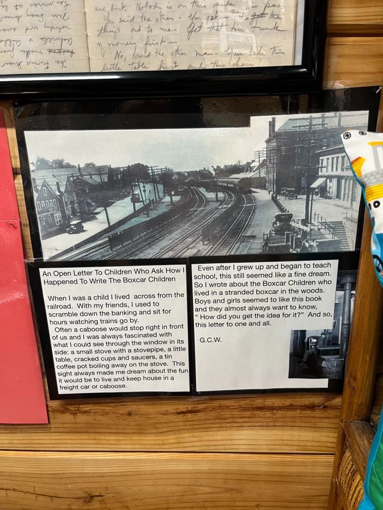 A recounting of an open letter to children who asked how I happened to write the boxcar children.