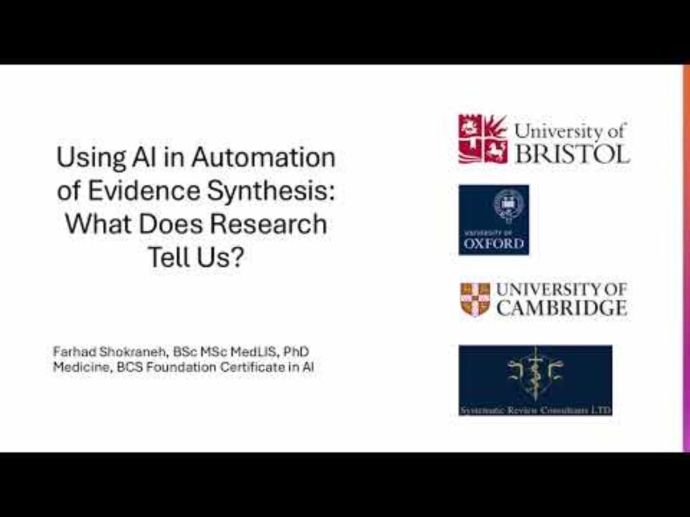 Using AI in Automation of Evidence Synthesis: What Does Research Tell Us?