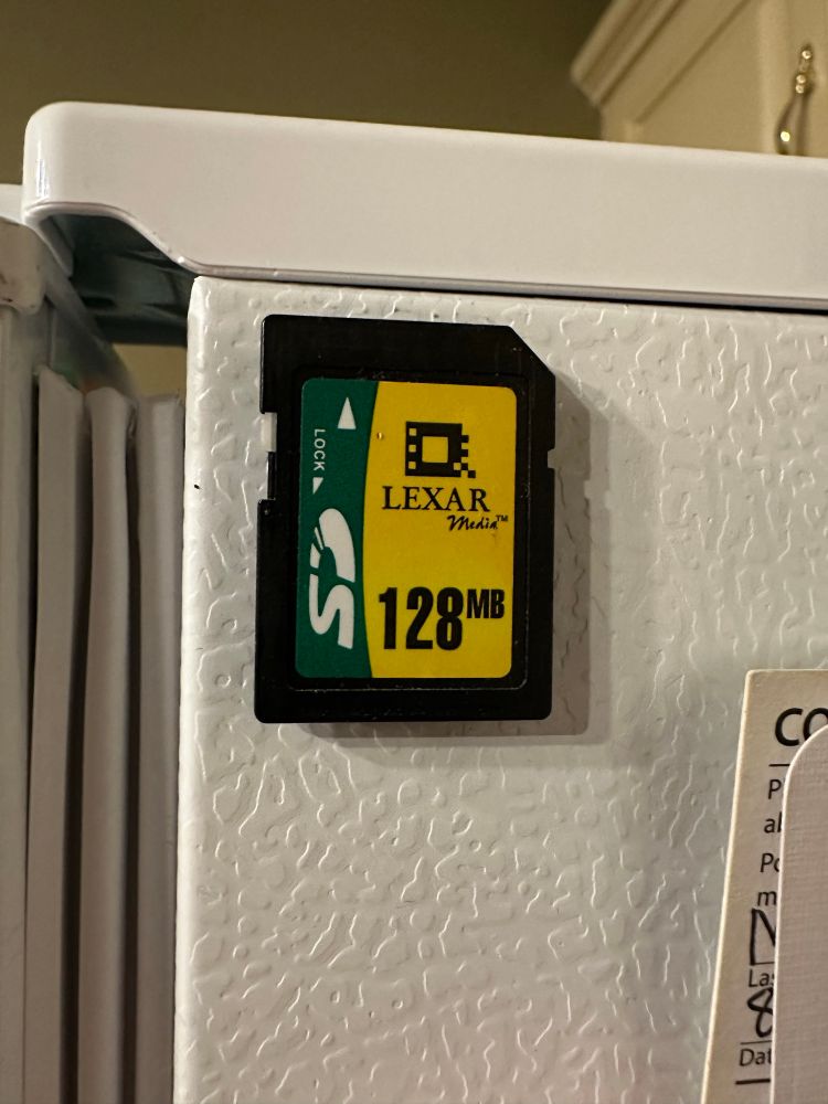 128 MEGABYTE SD Card