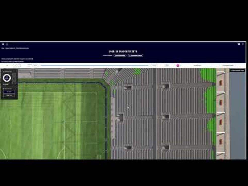 Bramley Moore Stadium - South Stand availability - Monday 3rd MARCH  2025