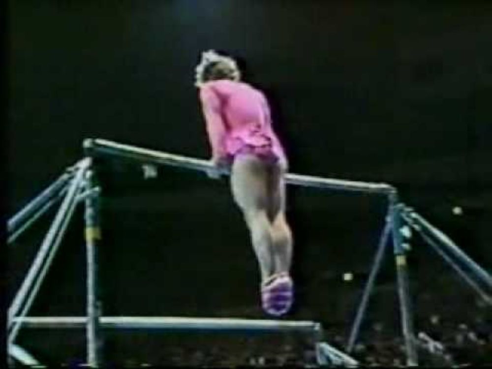 1981 Nadia Tour gymnastics Paul Hunt comedy uneven bars