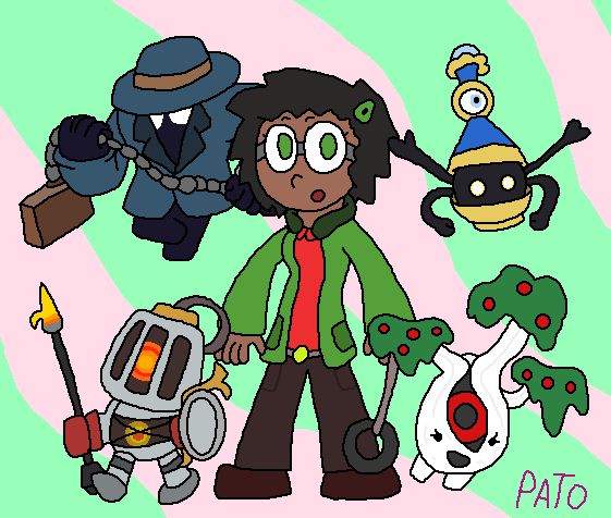 nerdy sasil very surprised to see cinderling, heartree, popora and burocules!