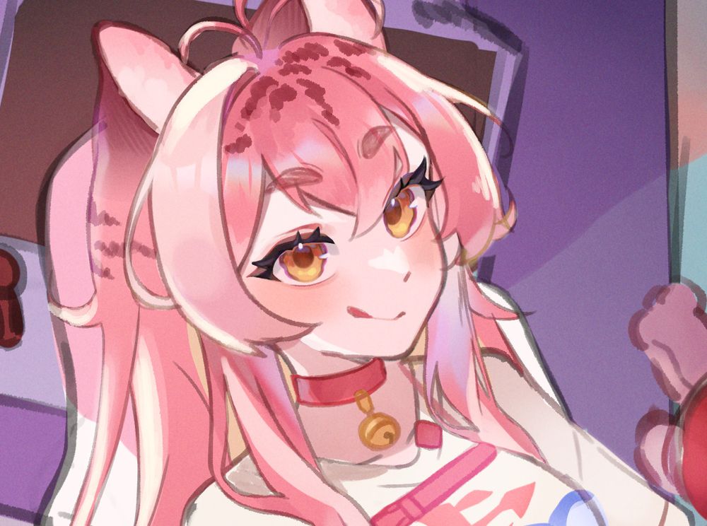 tiger girl art sample