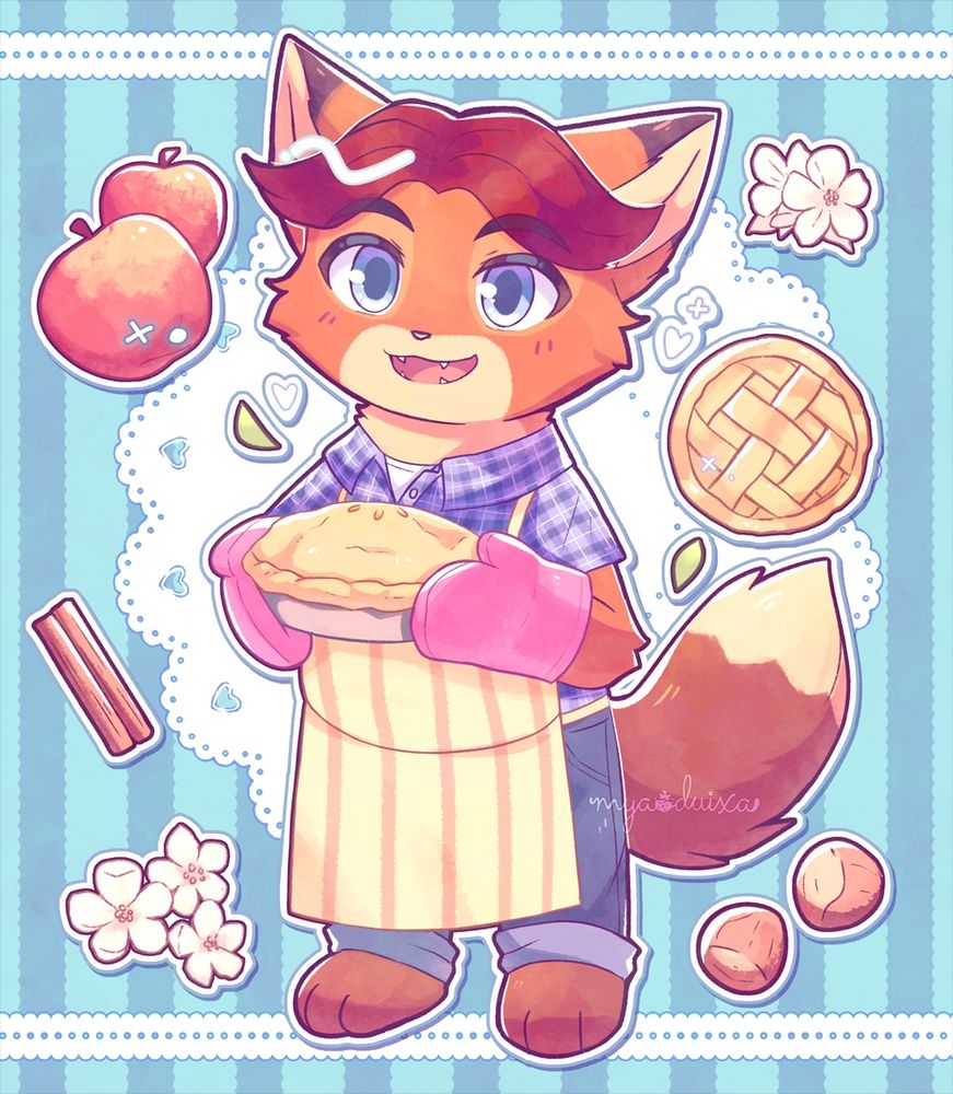 Gideon Grey and pie