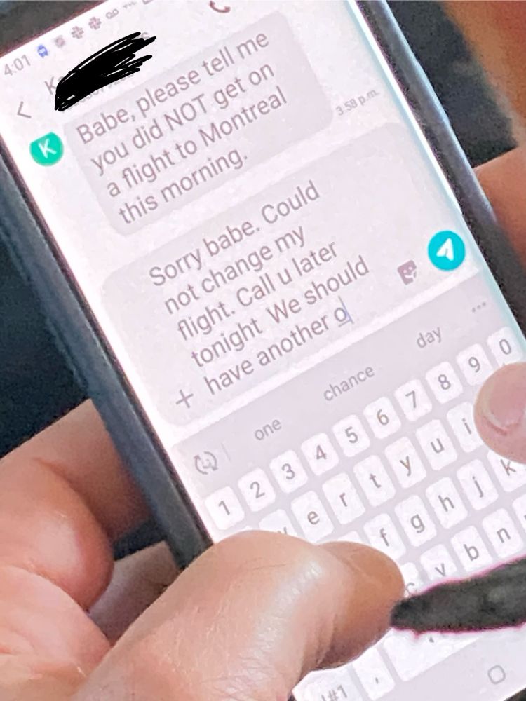 Close up of the first text message for clarity.