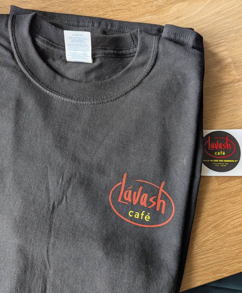 Black T-Shirt by Lavash cafe