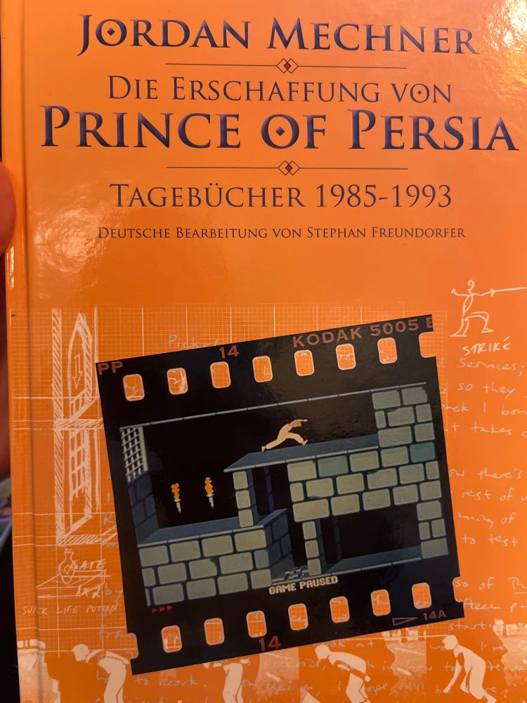 Cover des Buches von Jordan Mechner, über die Entstehung des Spiels Prince of Persia. 